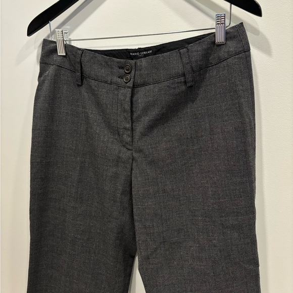Gray Wide-Leg  Mario Serrani Trousers - Picture 2 of 10